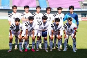 全运会男足U20组：上海1-0战胜浙江，队长蒯纪闻主罚任意球破门